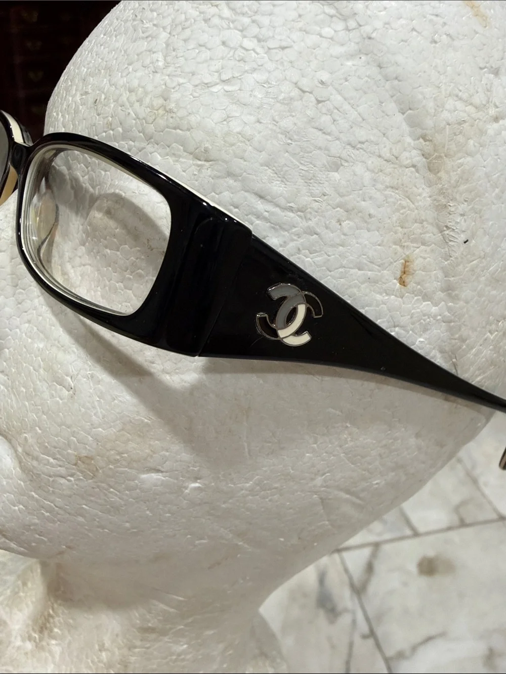 CHANEL Black Eyewear glasses 👓 CC Logo 3094 C 860 5-016 135 made in Italy